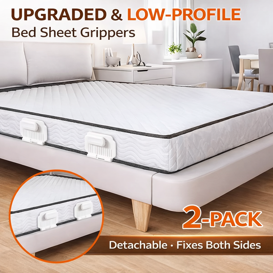 Bed Sheet Grippers – Non-Slip Sheet & Mattress Fasteners